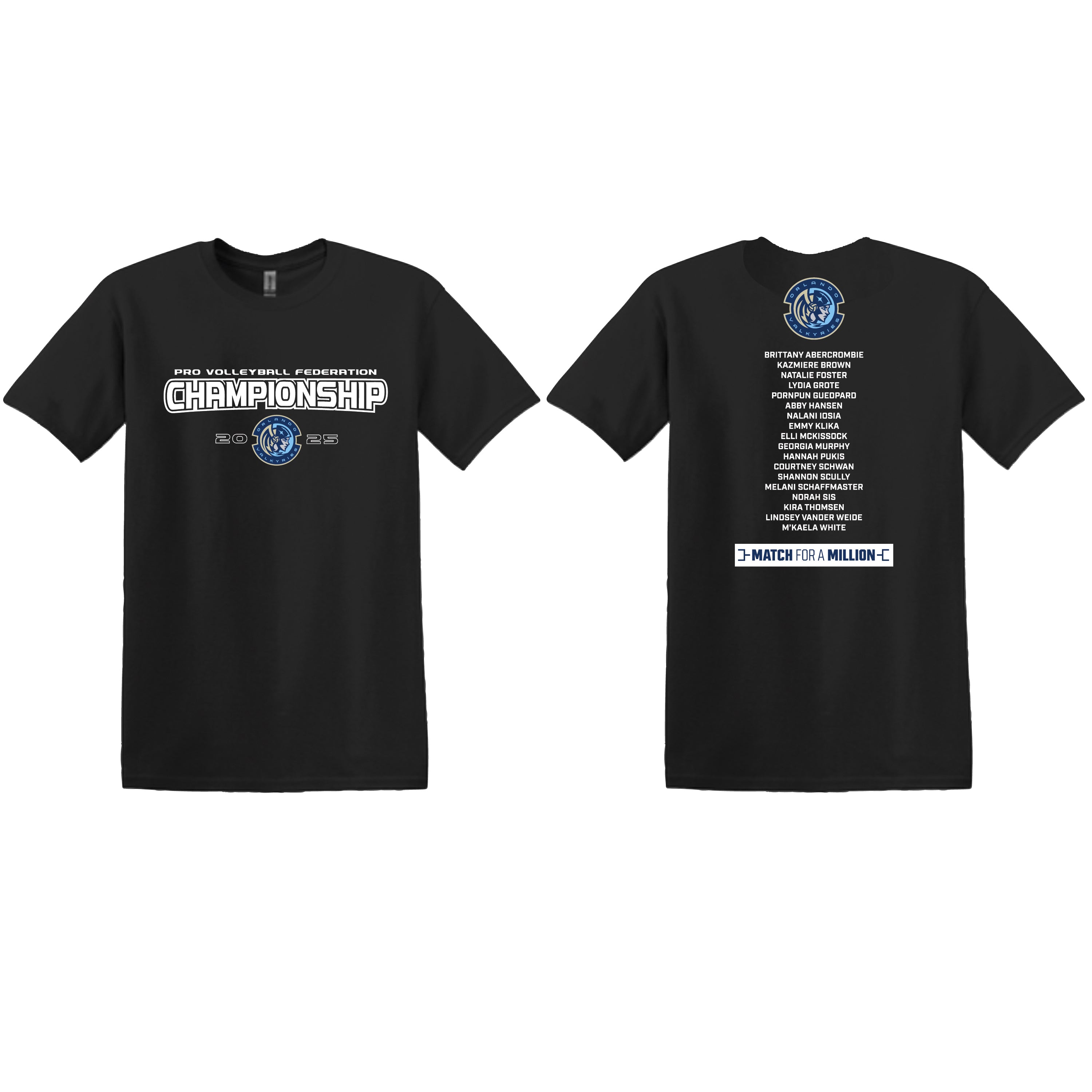 2025 Championship Orlando Valkyries Softstyle T-Shirt