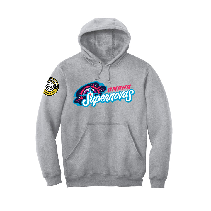 Omaha Supernovas Fleece Pullover Hooded Sweatshirt