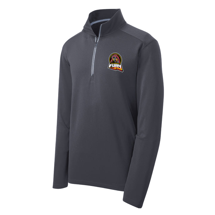 Columbus Fury Sport-Wick Textured 1/4-Zip Pullover