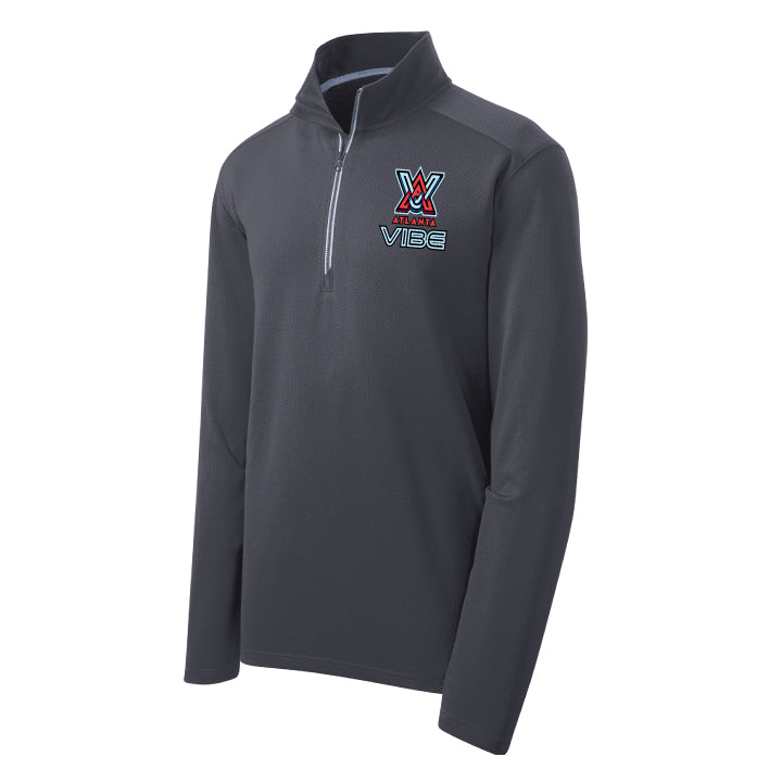 Atlanta Vibe Sport-Wick Textured 1/4-Zip Pullover