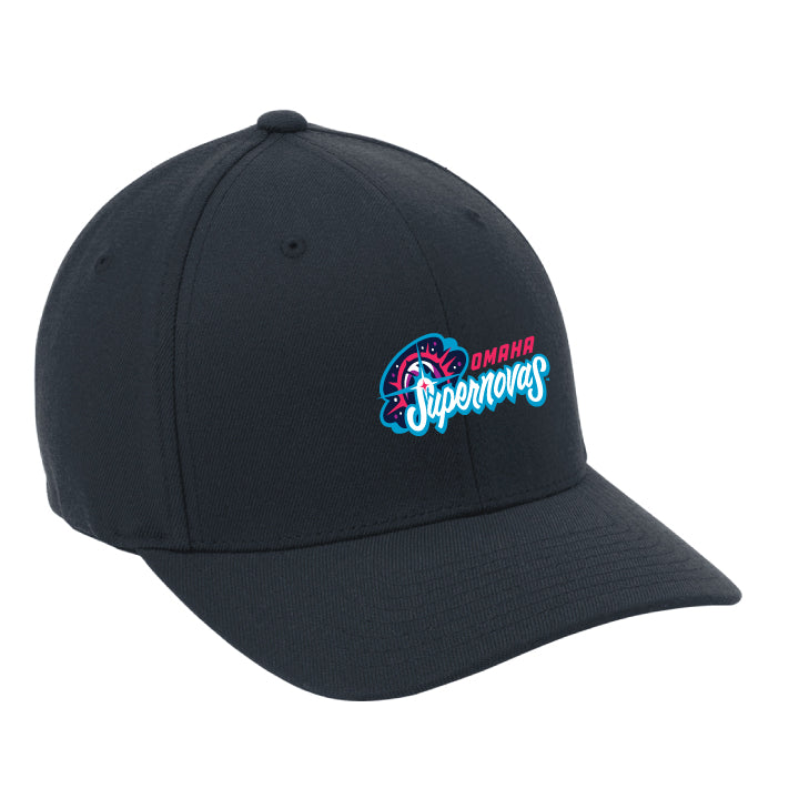 Omaha Supernovas Curve Bill Snapback Cap