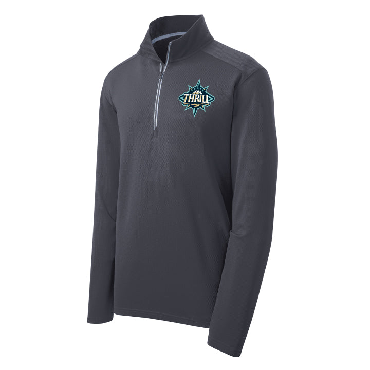 Vegas Thrill Sport-Wick Textured 1/4-Zip Pullover